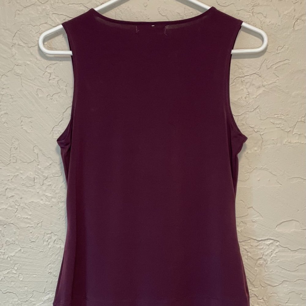 Calvin Klein Cowl Neck Sleeveless Women's Blouse, Size PS - Picture 2 of 7